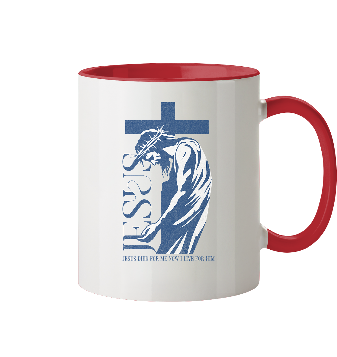 Live for Him - He died for me - Mug two-tone