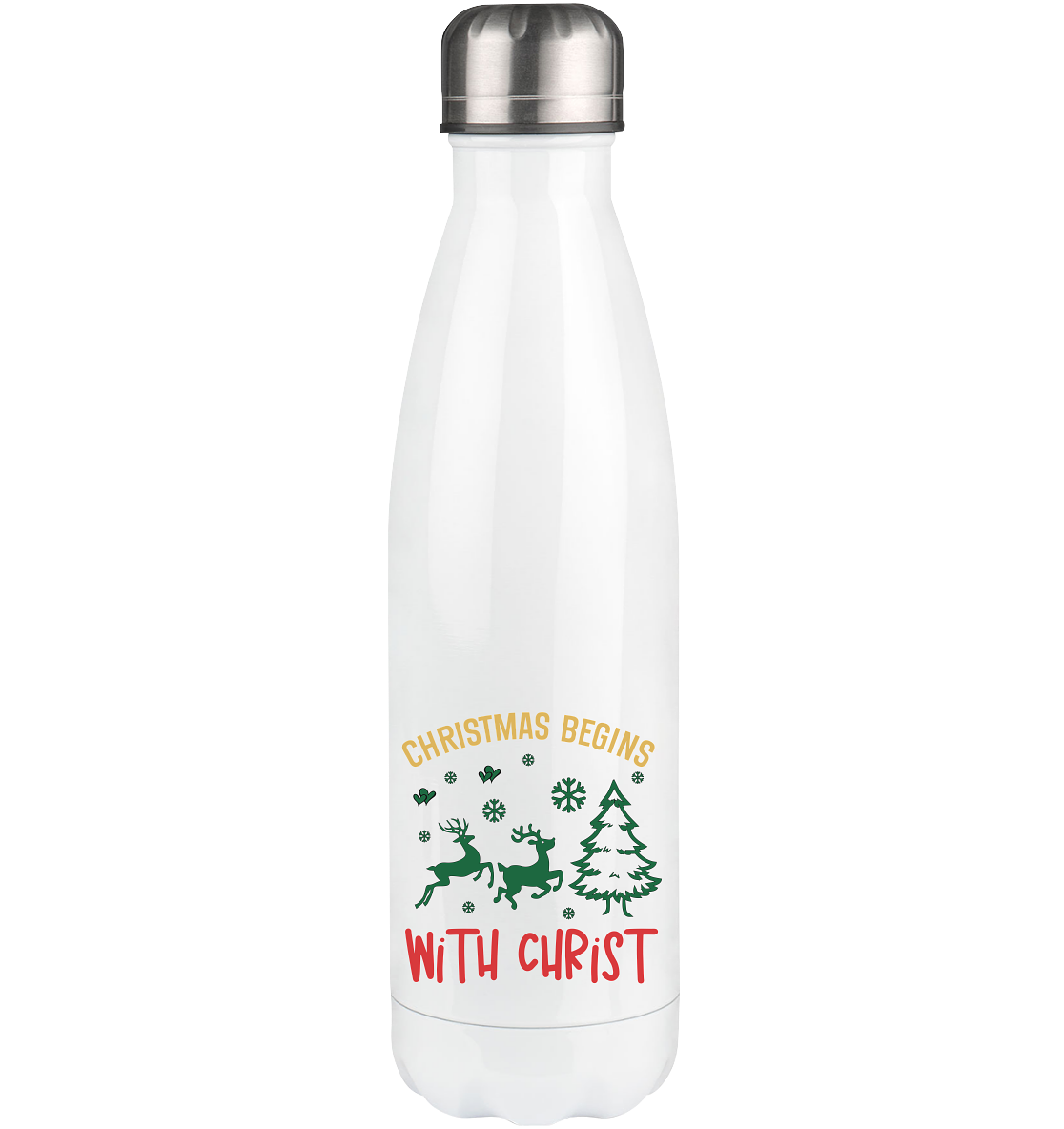 Christmas Begins with CHRIST - Thermoflasche 500ml