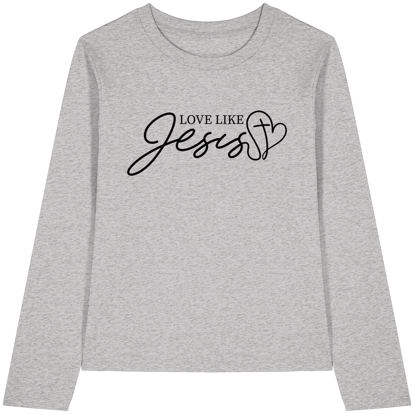 Love Like Jesus – Liebe, die verändert | Ein Statement des Glaubens - Womens Organic Longsleeve T-Shirt