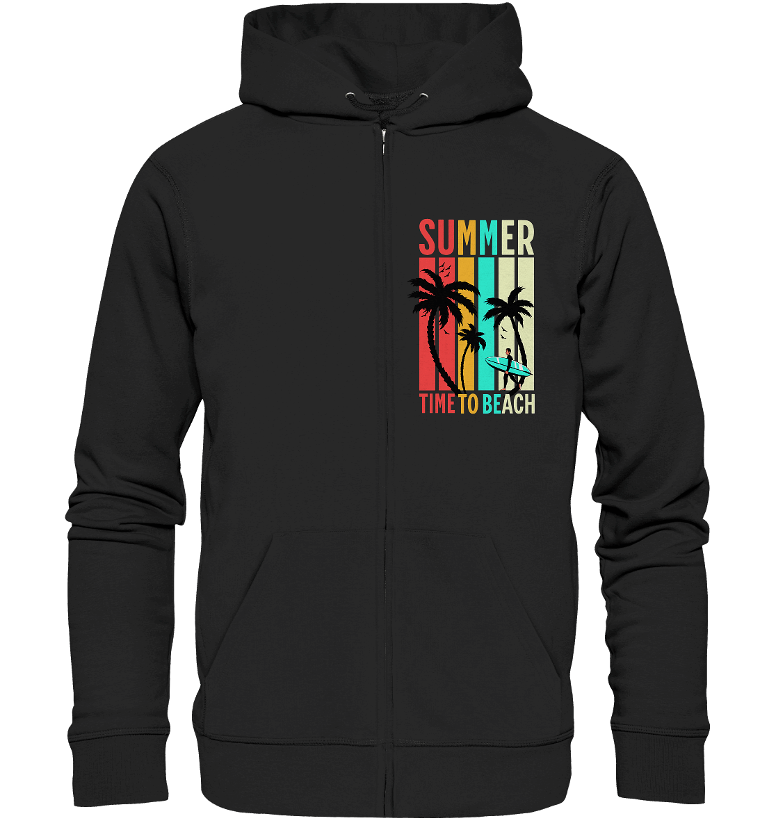Summer Time to Beach – Sonne, Sand & Lebensfreude - Zipper