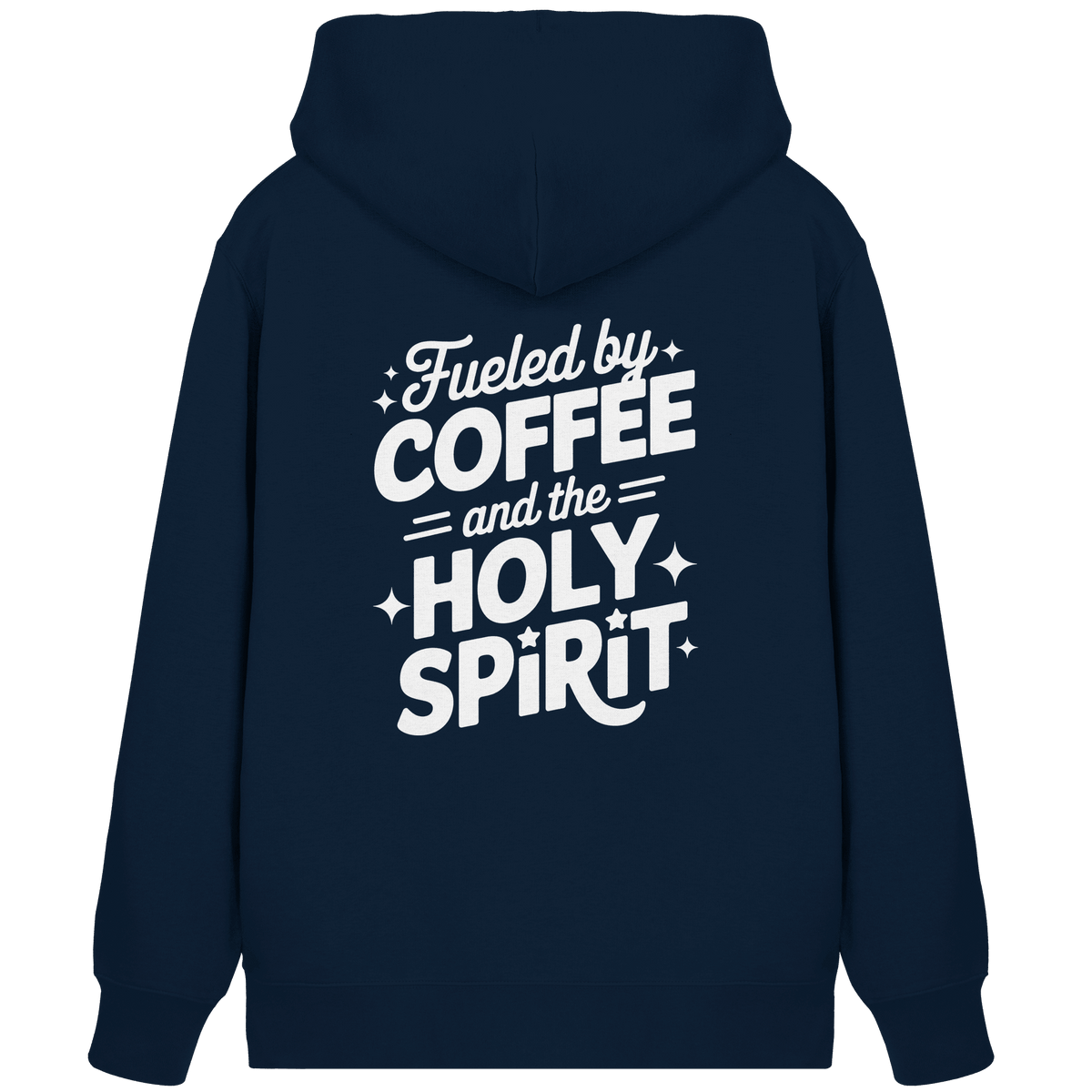 Fueled by Coffee & the Holy Spirit – Alltag mit Kraft von oben - Organic Zipper - Jacken/ Zipper - French Navy - GfoitMa
