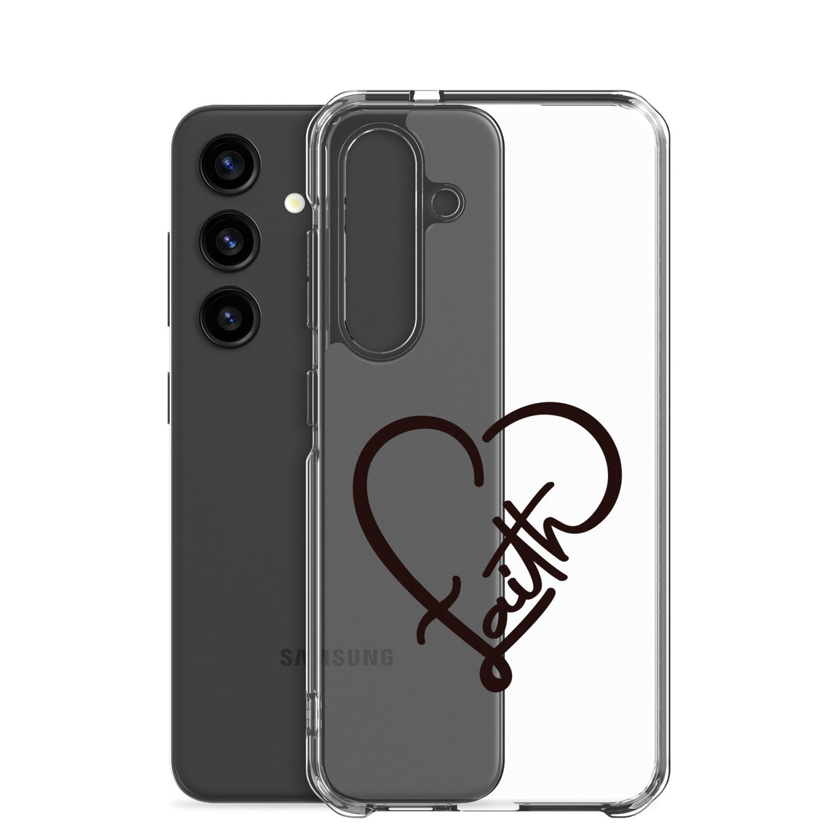 Glaube in Herzform - Samsung-Handyhülle - Samsung Galaxy S24 - GfoitMa