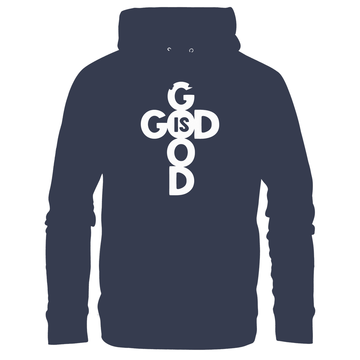 God is Good | Christliche Kleidung & Geschenke im Kreuz-Design - Premium Unisex Hoodie - Hoodies - Deep Navy - GfoitMa