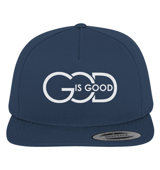 God is Good | Christliche Kleidung - Premium Snapback - Kappen & Mützen - Navy / Green - GfoitMa