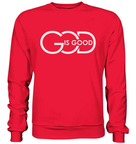 God is Good | Christliche Kleidung - Premium Sweatshirt - Sweatshirts - Rot - GfoitMa