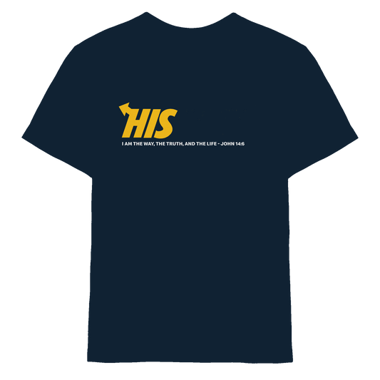His Way – John 14:6 | Christliches Statement Design mit Johannes 14,6 - Kids Premium Shirt - Kids & Babys - Navy - GfoitMa