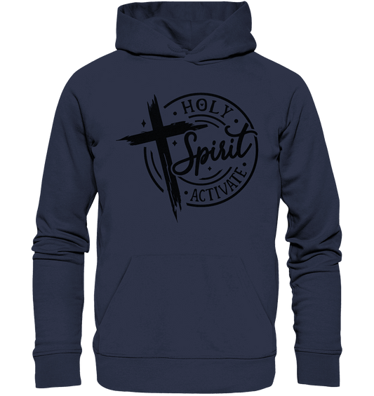 Holy Spirit Activate – Kraft durch den Geist Gottes - Premium Unisex Hoodie - Hoodies - Deep Navy - GfoitMa