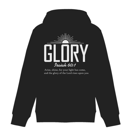 Isaiah 60:1 – Glory | Christliches Design mit Bibelvers - Zipper - Jacken/ Zipper - Black Pure - GfoitMa