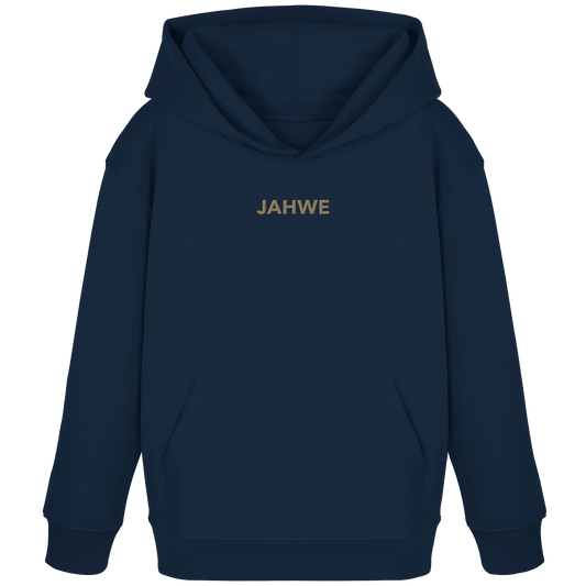 JAHWE – Der Name über allen Namen (Stick) | Christliche Kleidung - Kids Organic Hoodie - Kids & Babys - French Navy - GfoitMa