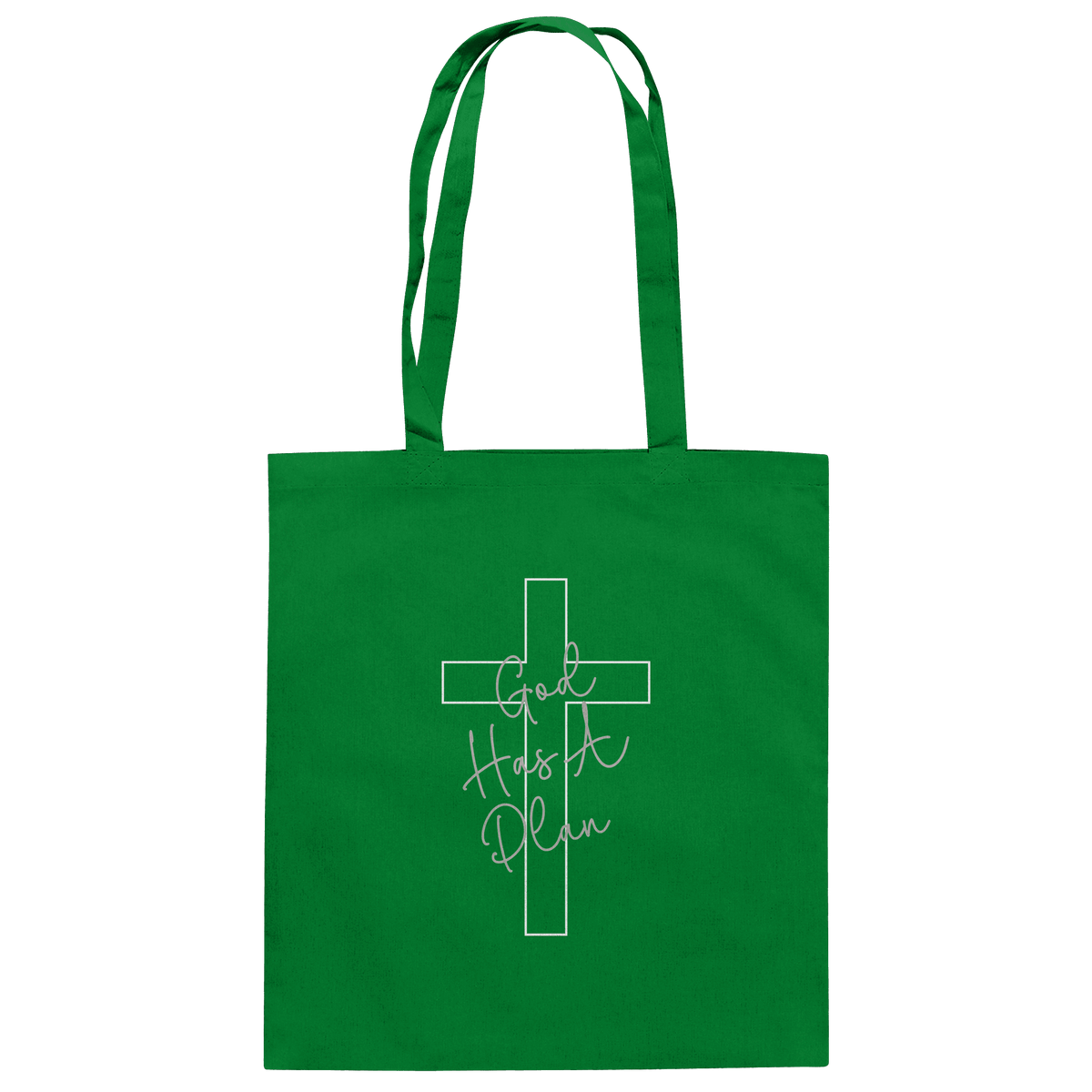 Jeremiah 29:11 – God Has a Plan | Christliches Design - Baumwolltasche - Taschen - Kelly Green - GfoitMa