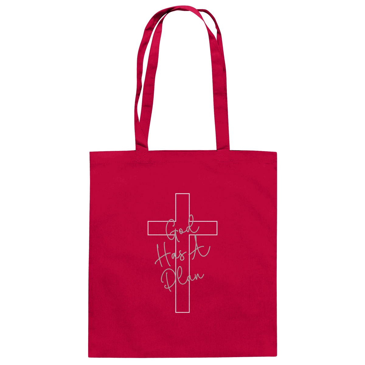 Jeremiah 29:11 – God Has a Plan | Christliches Design - Baumwolltasche - Taschen - Classic Red - GfoitMa