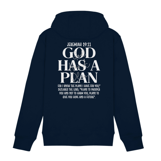 Jeremiah 29:11 – God Has a Plan | Christliches Design - Zipper - Jacken/ Zipper - Navy - GfoitMa
