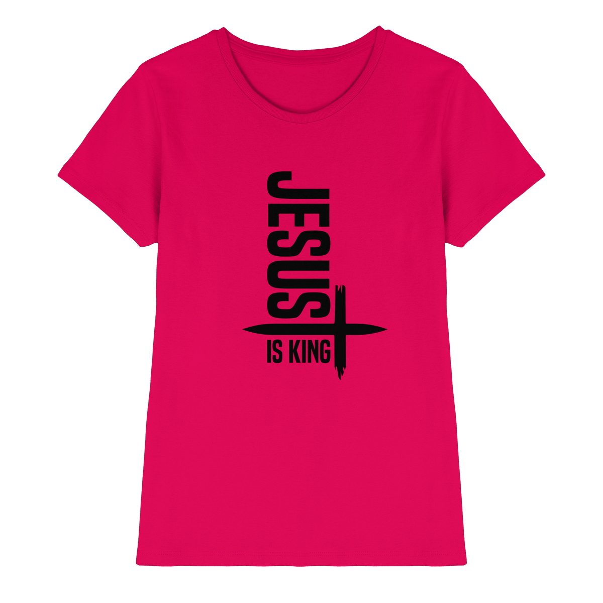 Jesus is King | Ein Statement des Glaubens - Ladies Premium Shirt - Lady-Shirts - Sorbet - GfoitMa