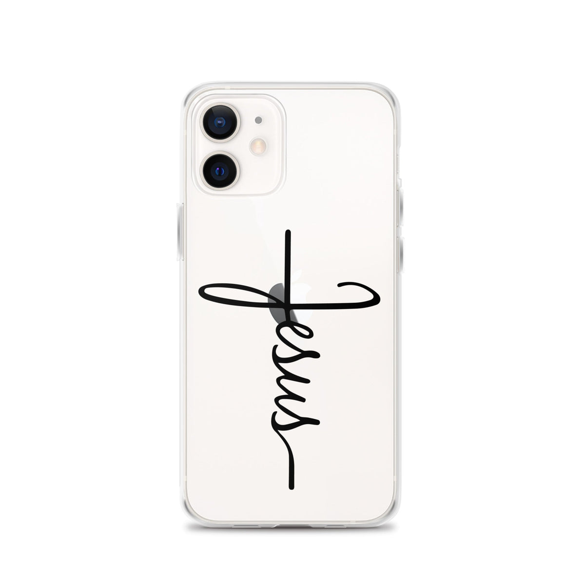 Kreuz mit Jesus Schrift - iPhone-Hülle - GfoitMa - iPhone 12