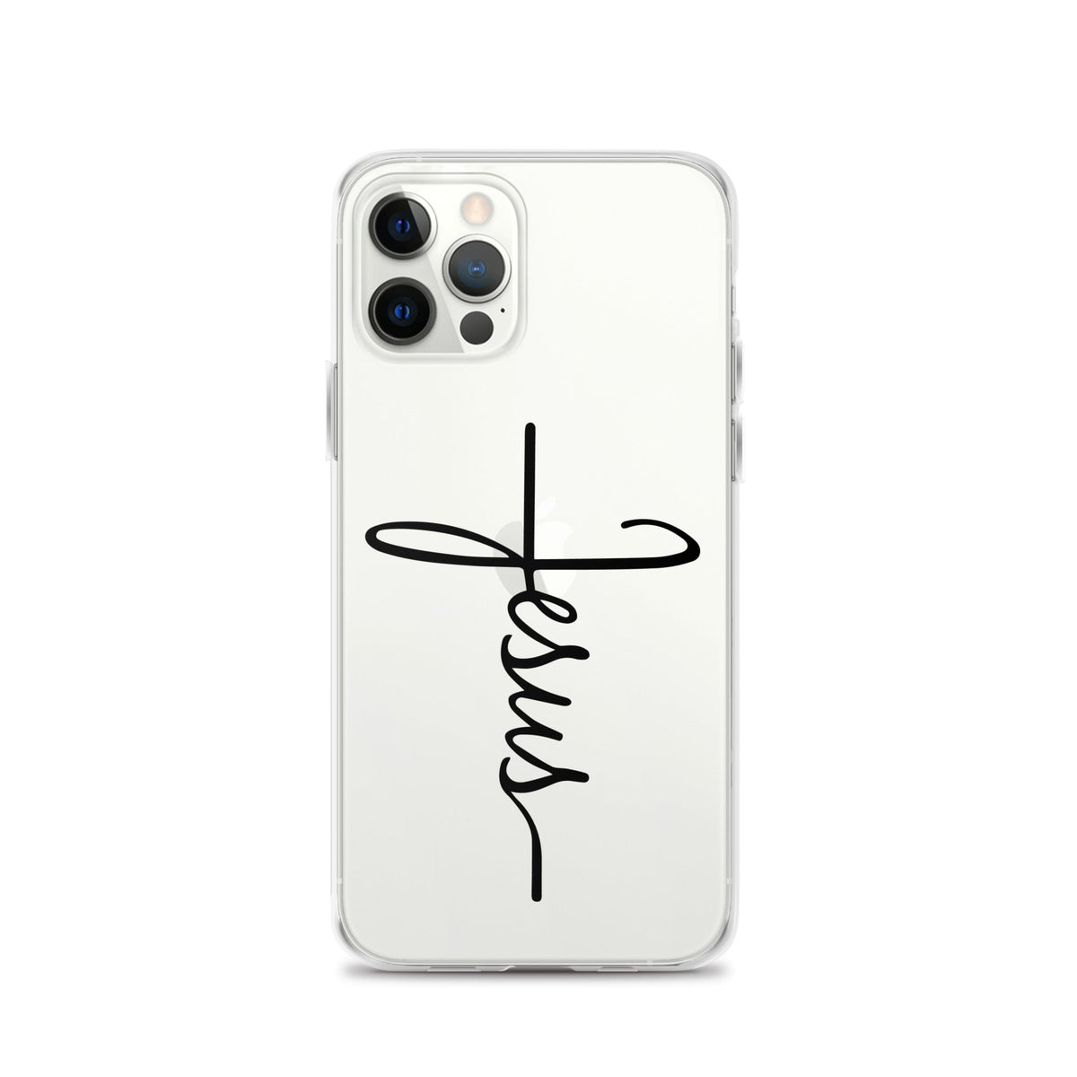 Kreuz mit Jesus Schrift - iPhone-Hülle - GfoitMa - iPhone 12 Pro