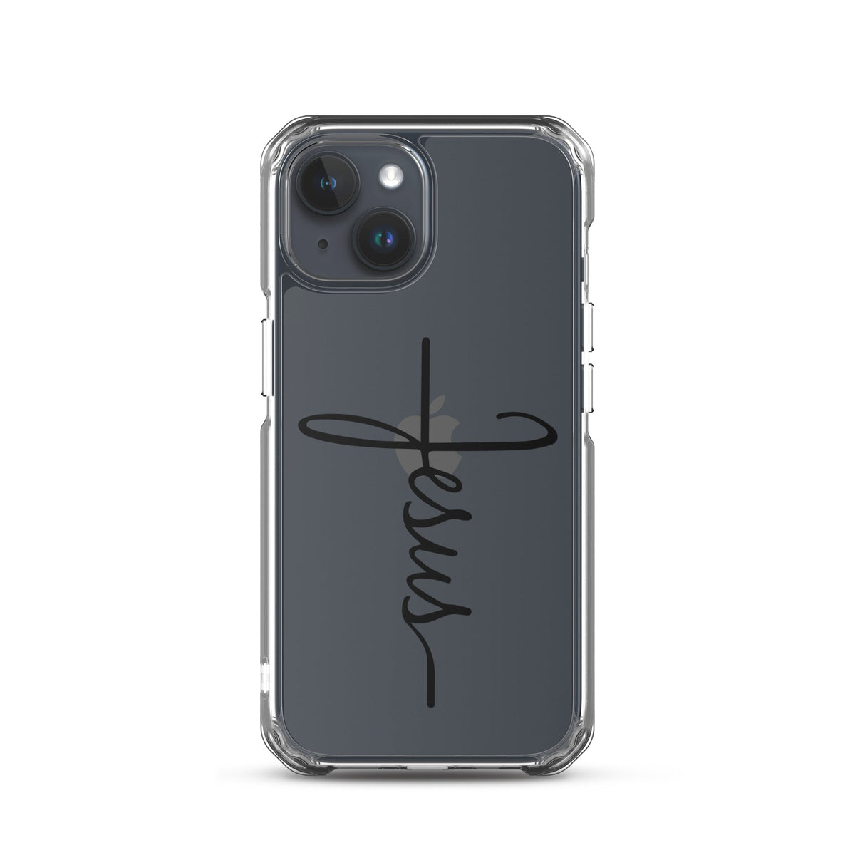 Kreuz mit Jesus Schrift - iPhone-Hülle - GfoitMa - iPhone 15