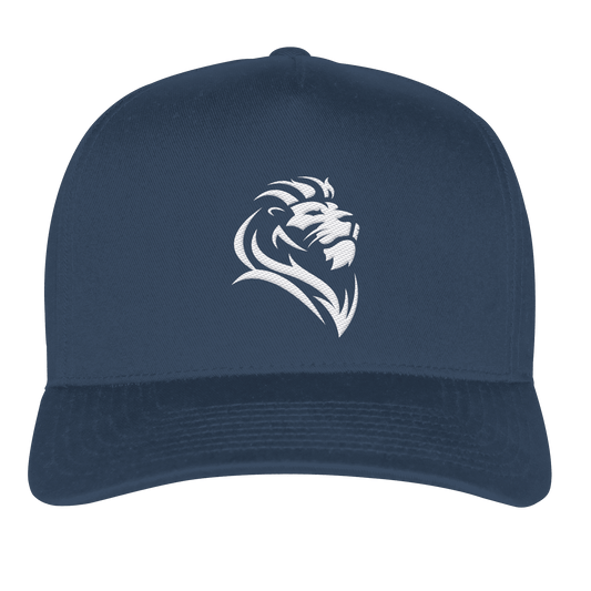 Löwe von Juda (Stick) | Christliche Kleidung - Classic Curved Snapback - Kappen & Mützen - Navy - GfoitMa