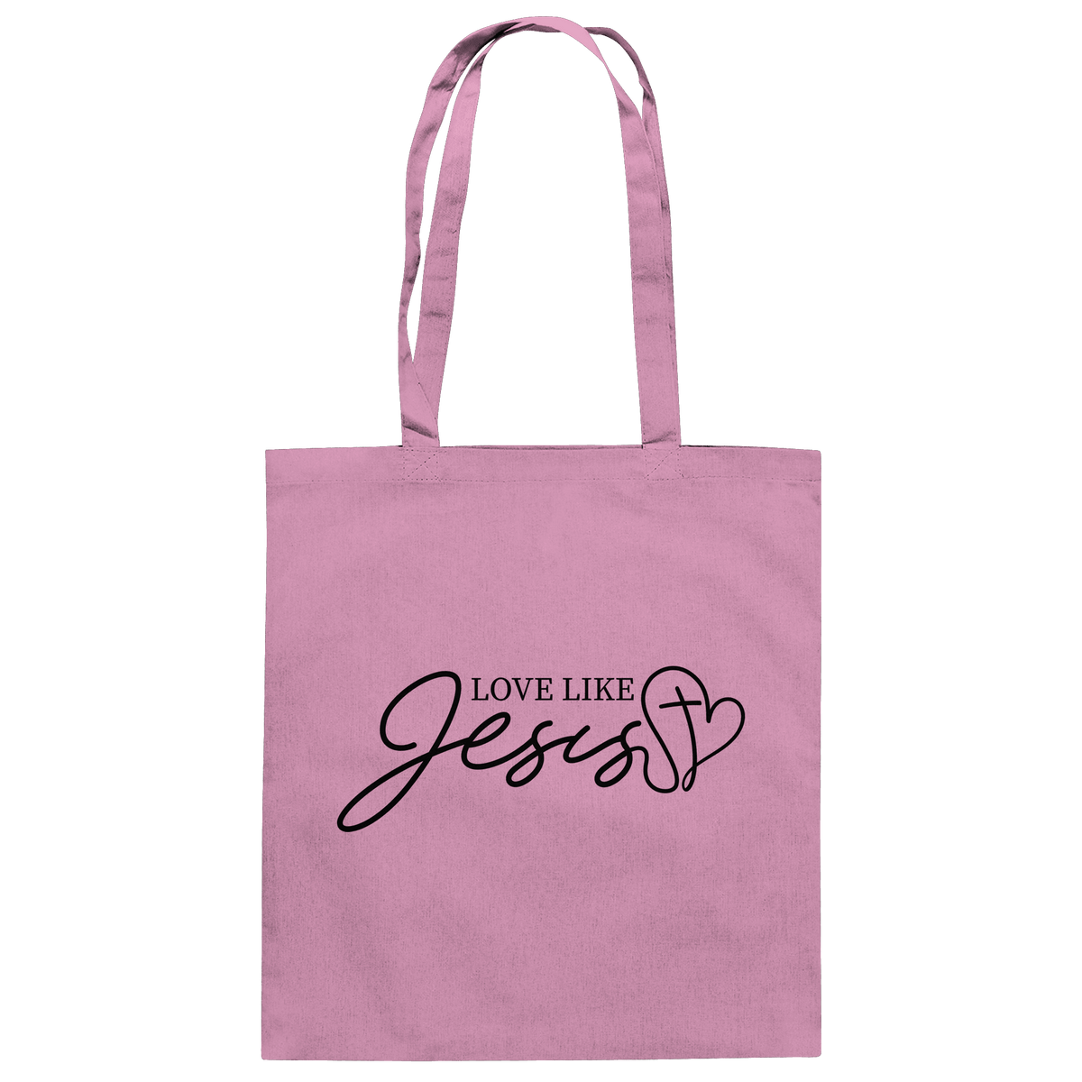 Love Like Jesus – Liebe, die verändert | Ein Statement des Glaubens - Baumwolltasche - Taschen - Classic Pink - GfoitMa
