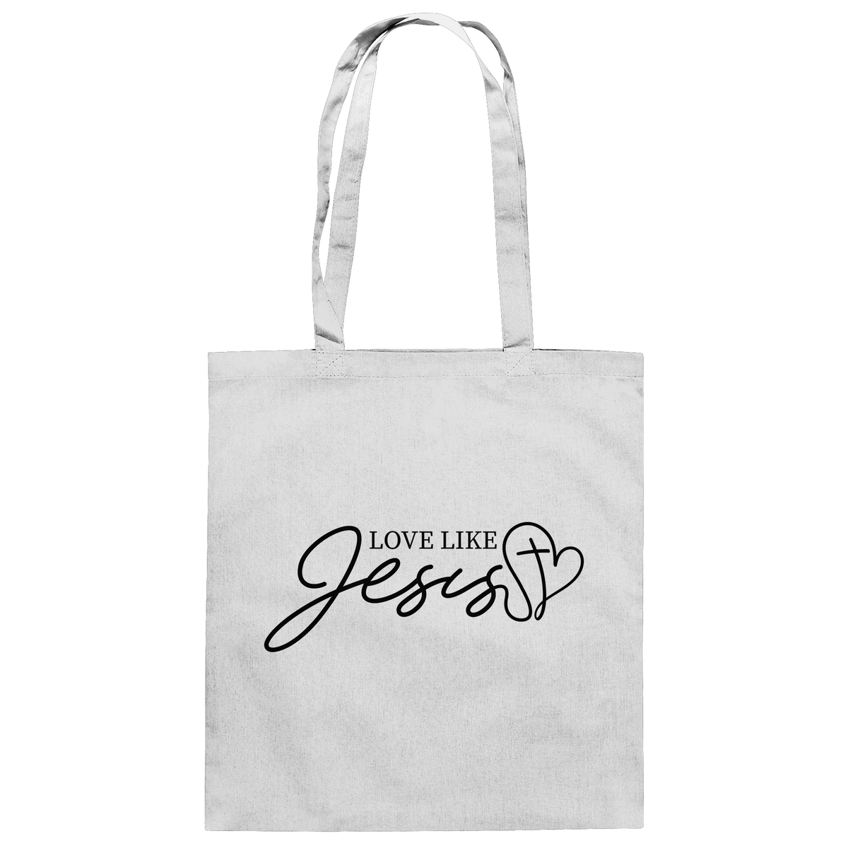 Love Like Jesus – Liebe, die verändert | Ein Statement des Glaubens - Baumwolltasche - Taschen - White - GfoitMa