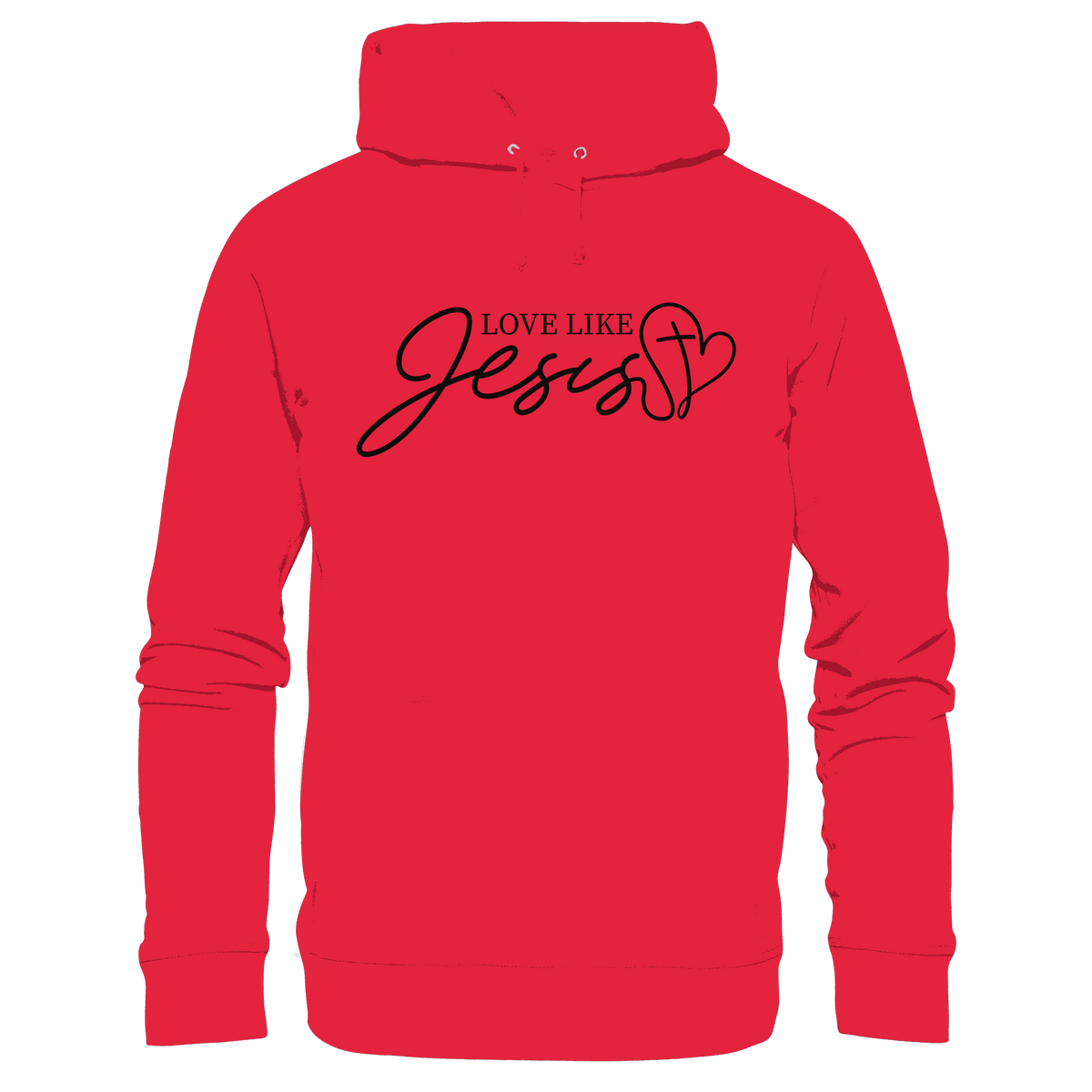 Love Like Jesus – Liebe, die verändert | Ein Statement des Glaubens - Kids Premium Hoodie - Kids & Babys - Rot - GfoitMa