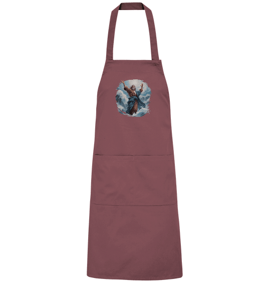 Moses – Glaube, der das Meer teilt | Christliche Kleidung - Organic Grillschürze - Home & Living - Ancient Pink - GfoitMa