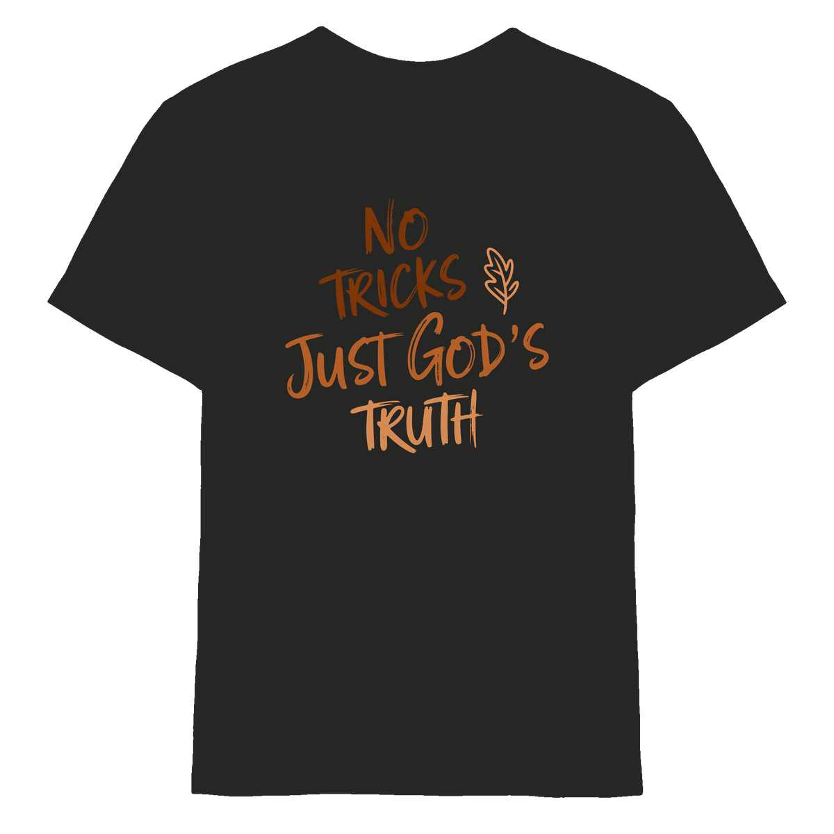 No Tricks – Just God’s Truth | Christliche Kleidung & Geschenke im Retro-Design für Herbst & Halloween - Kids Premium Shirt - Kids & Babys - Black - GfoitMa