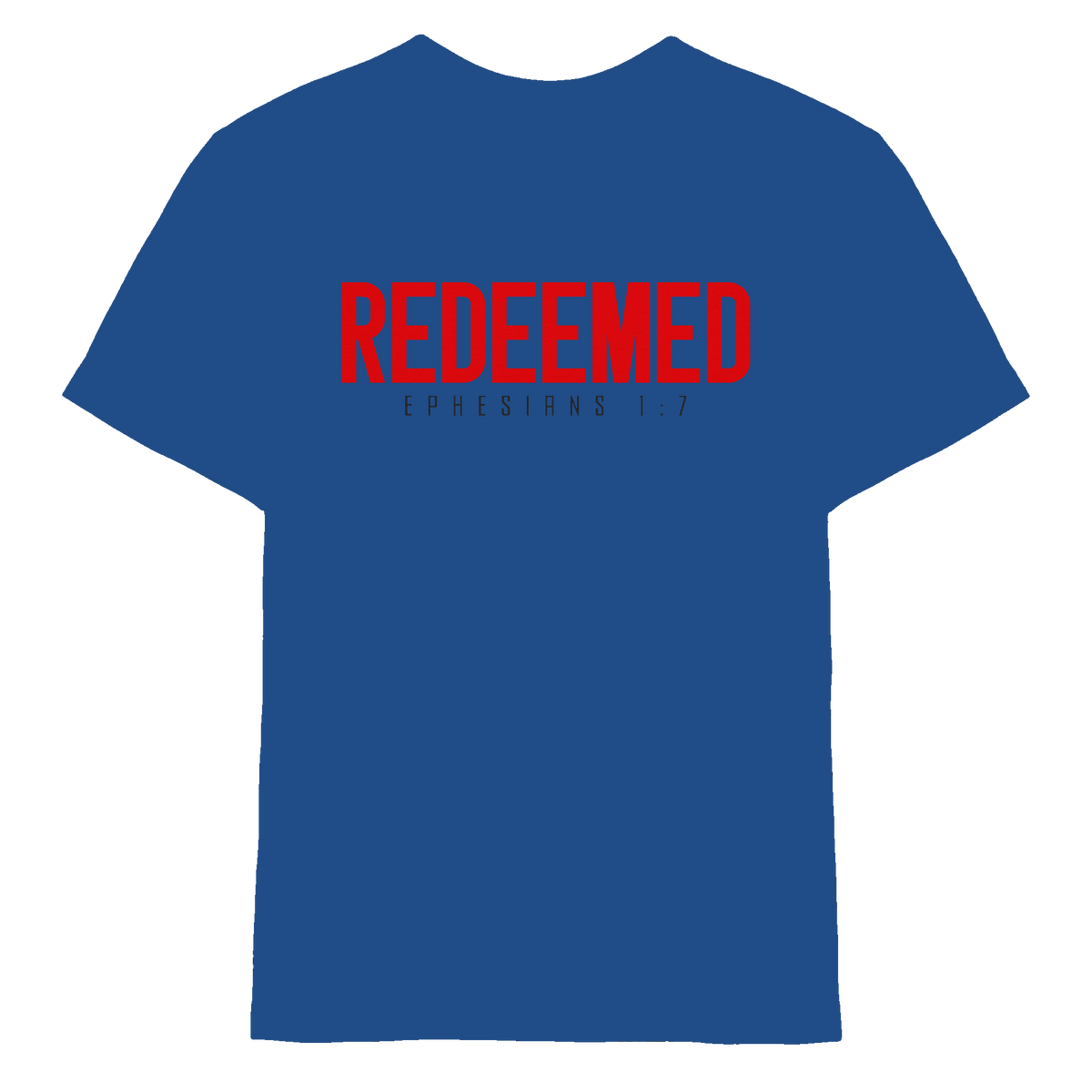 Redeemed – Ephesians 1:7 – Erlöst durch sein Blut | Christliche Produkte - Kids Premium Shirt - Kids & Babys - Royal Blue - GfoitMa