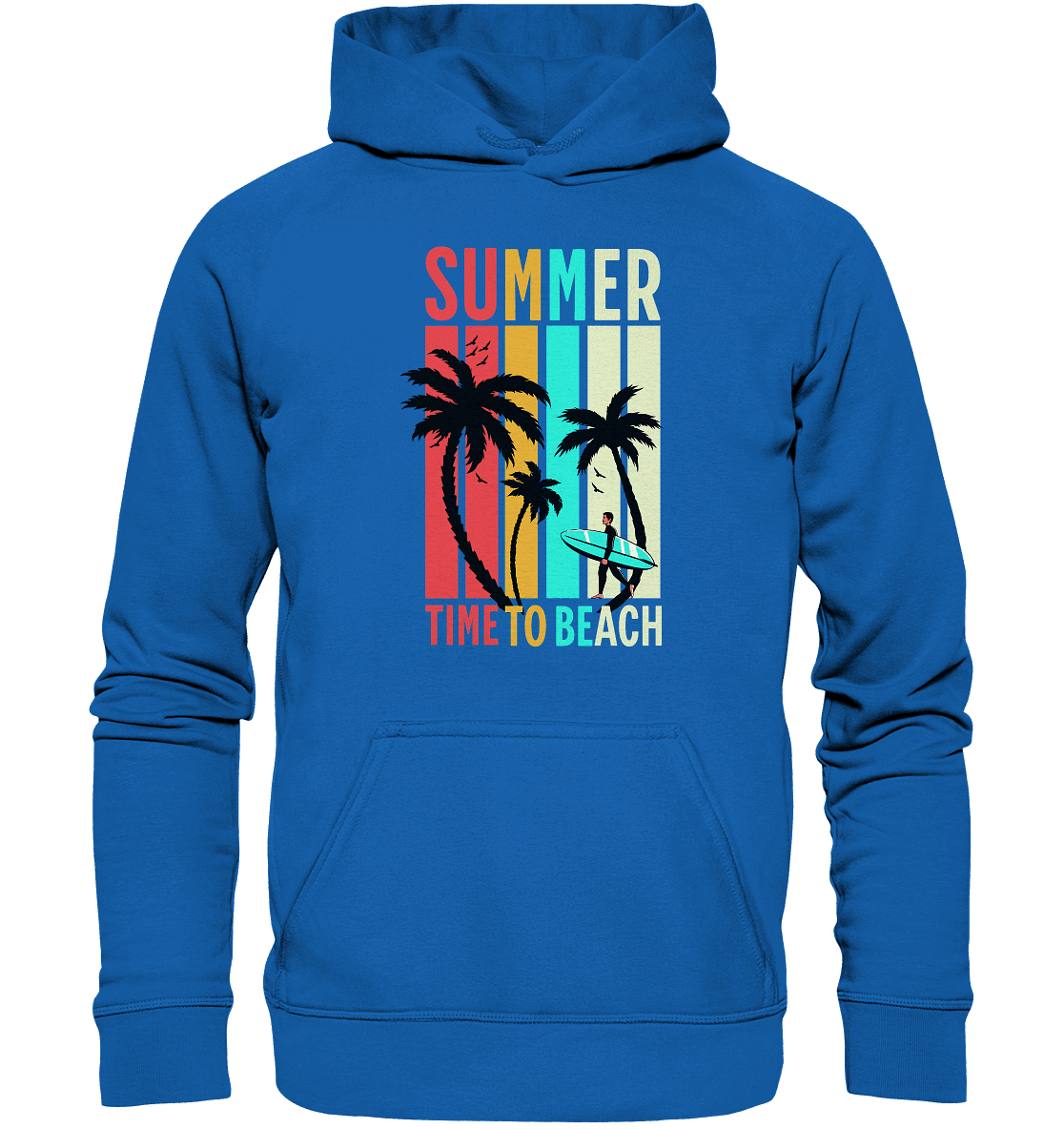 Summer Time to Beach – Sonne, Sand & Lebensfreude - Kids Premium Hoodie - Kids & Babys - Royal Blau - GfoitMa