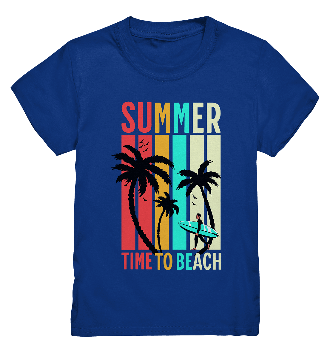 Summer Time to Beach – Sonne, Sand & Lebensfreude - Kids Premium Shirt - Kids & Babys - Royal Blue - GfoitMa