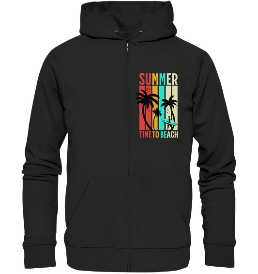 Summer Time to Beach – Sonne, Sand & Lebensfreude - Zipper - Jacken/ Zipper - Black Pure - GfoitMa