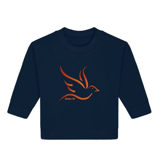 Taube/Heiliger Geist - Baby Organic Sweatshirt - Kids & Babys - French Navy - GfoitMa
