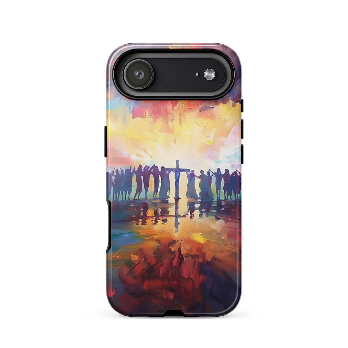 Am Kreuz vereint – Hoffnung für alle - Hardcase iPhone® Handyhülle - GfoitMa - iPhone 17 Air
