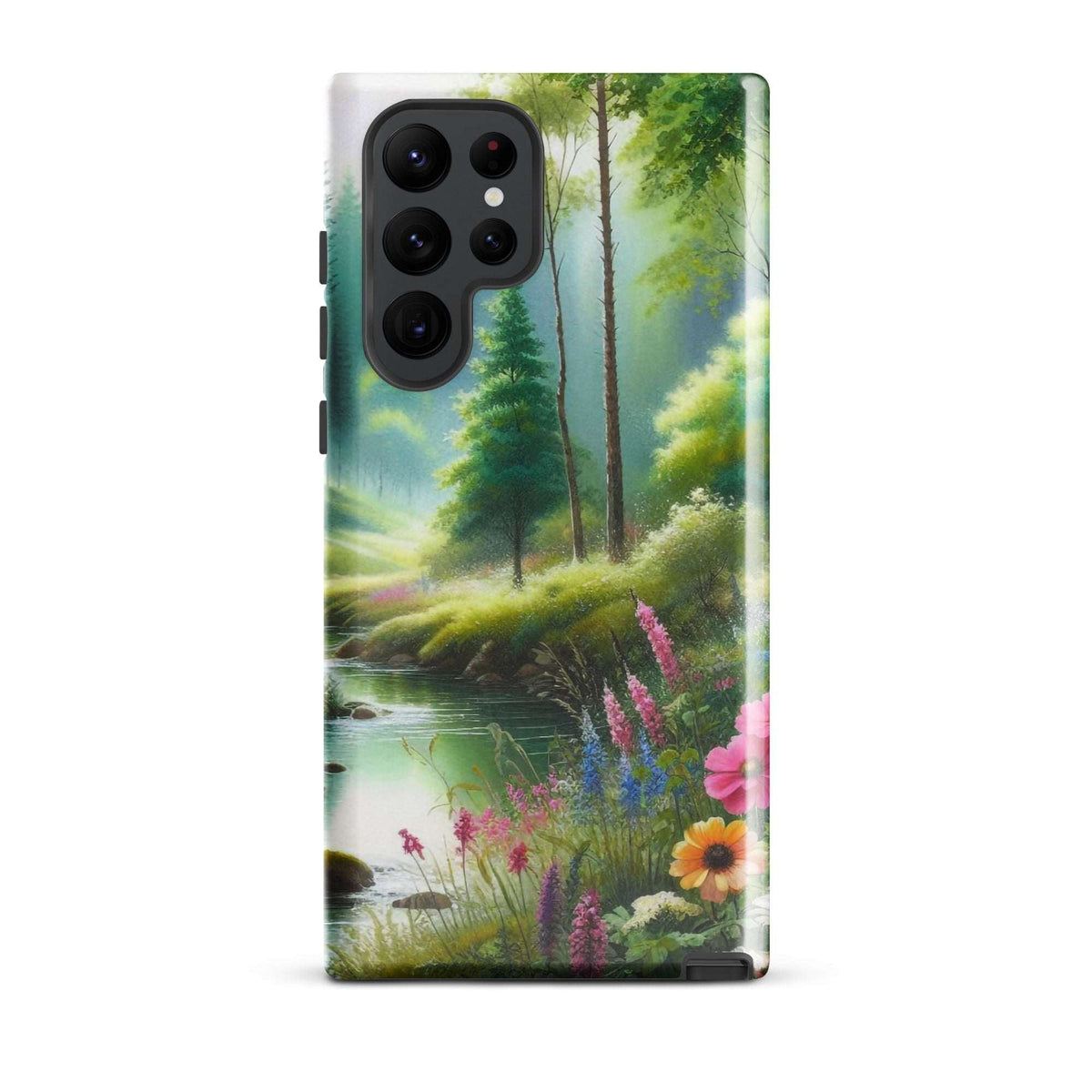 Wald in Wasserfarben - Hardcase Samsung®-Hülle - Samsung Galaxy S22 Ultra - GfoitMa