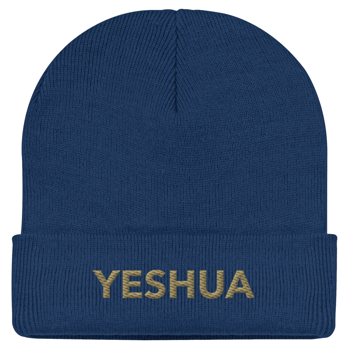 YESHUA – Der Name über allen Namen | Christliche Kleidung - Classic Beanie - Kappen & Mützen - Oxford Navy - GfoitMa