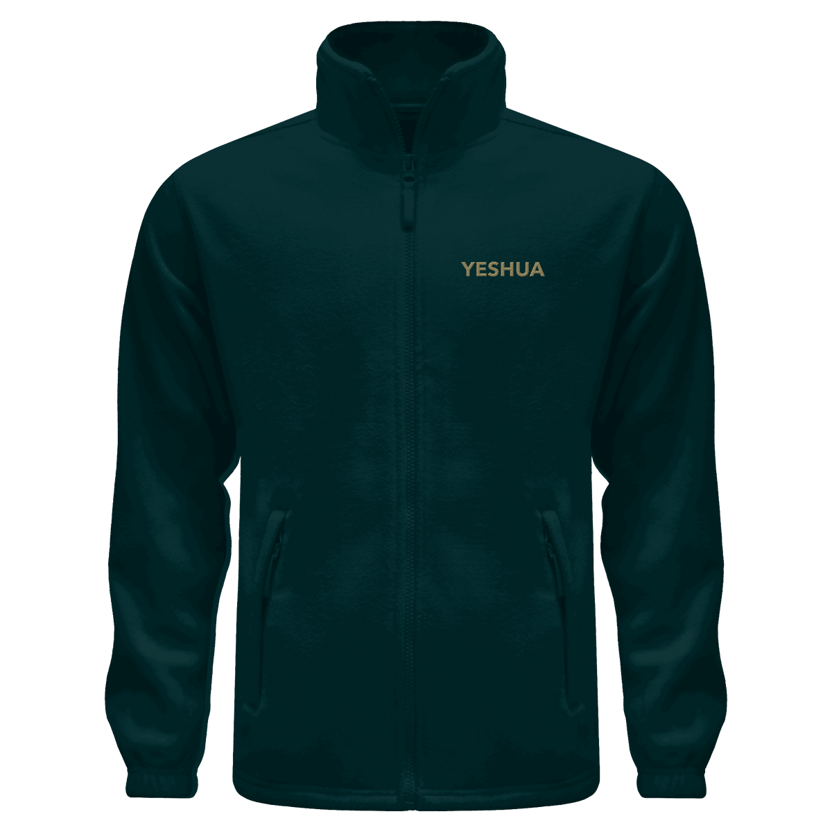 YESHUA – Der Name über allen Namen | Christliche Kleidung - Fleece Jacket - Jacken/ Zipper - Fir Green - GfoitMa