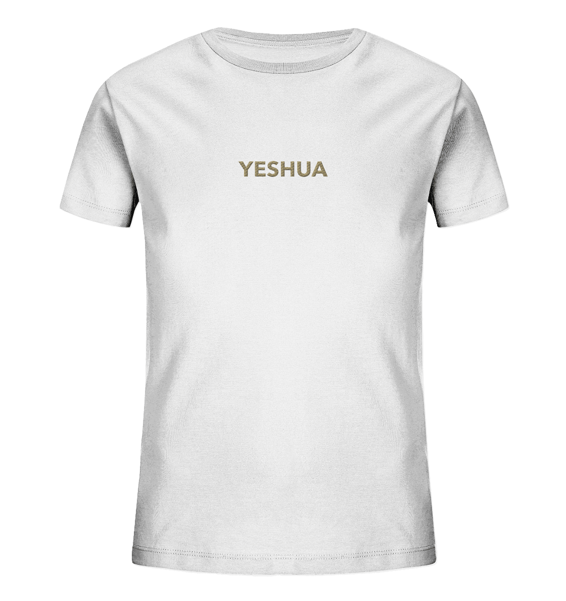 YESHUA – Der Name über allen Namen | Christliche Kleidung - Kids Organic Shirt (Stick) - Kids & Babys - White - GfoitMa