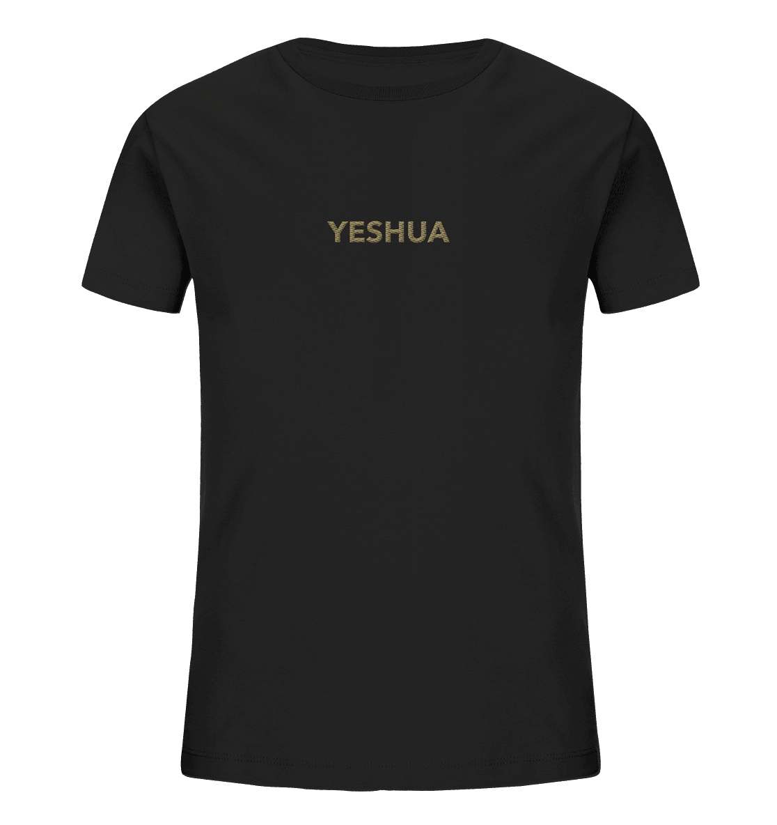 YESHUA – Der Name über allen Namen | Christliche Kleidung - Kids Organic Shirt (Stick) - Kids & Babys - Black - GfoitMa