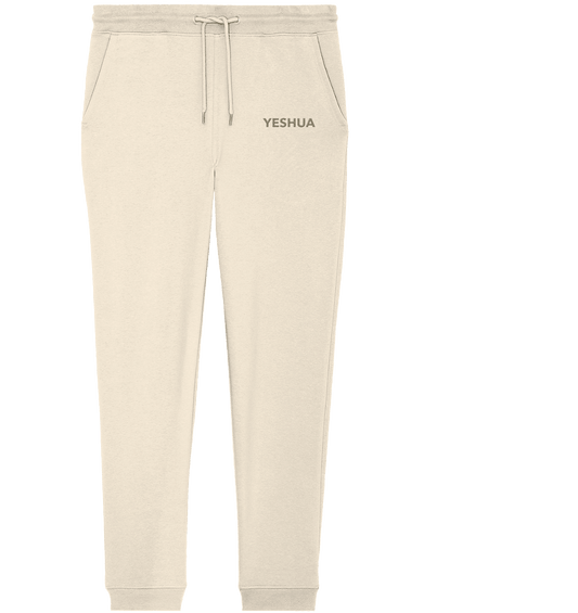 YESHUA – Der Name über allen Namen | Christliche Kleidung - Organic Jogger Pants (Stick) - Hosen - Natural Raw - GfoitMa