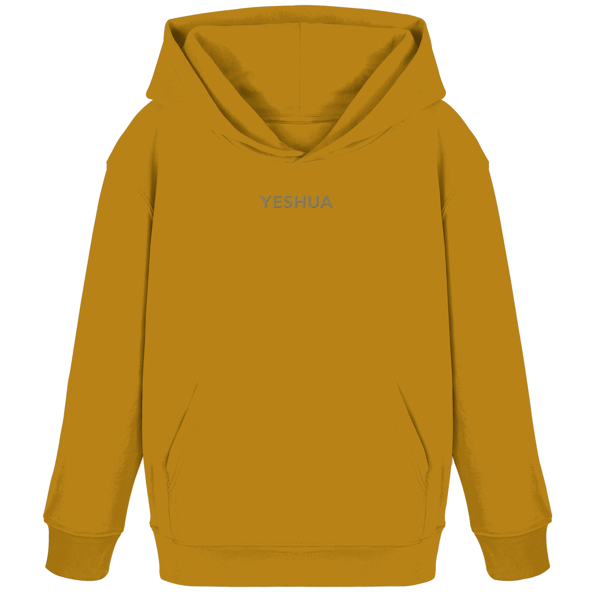 YESHUA – Der Name über allen Namen (Stick) | Christliche Kleidung - Kids Organic Hoodie - Kids & Babys - Ochre - GfoitMa