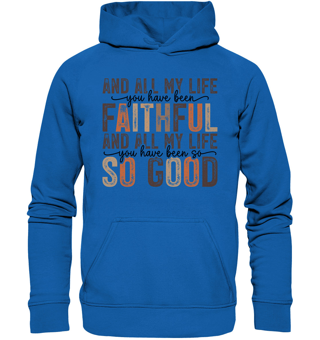 All My Life – Treue und Güte - Kids Premium Hoodie - Kids & Babys - Royal Blau - GfoitMa