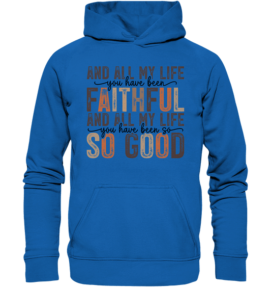 All My Life – Treue und Güte - Kids Premium Hoodie - Kids & Babys - Royal Blau - GfoitMa