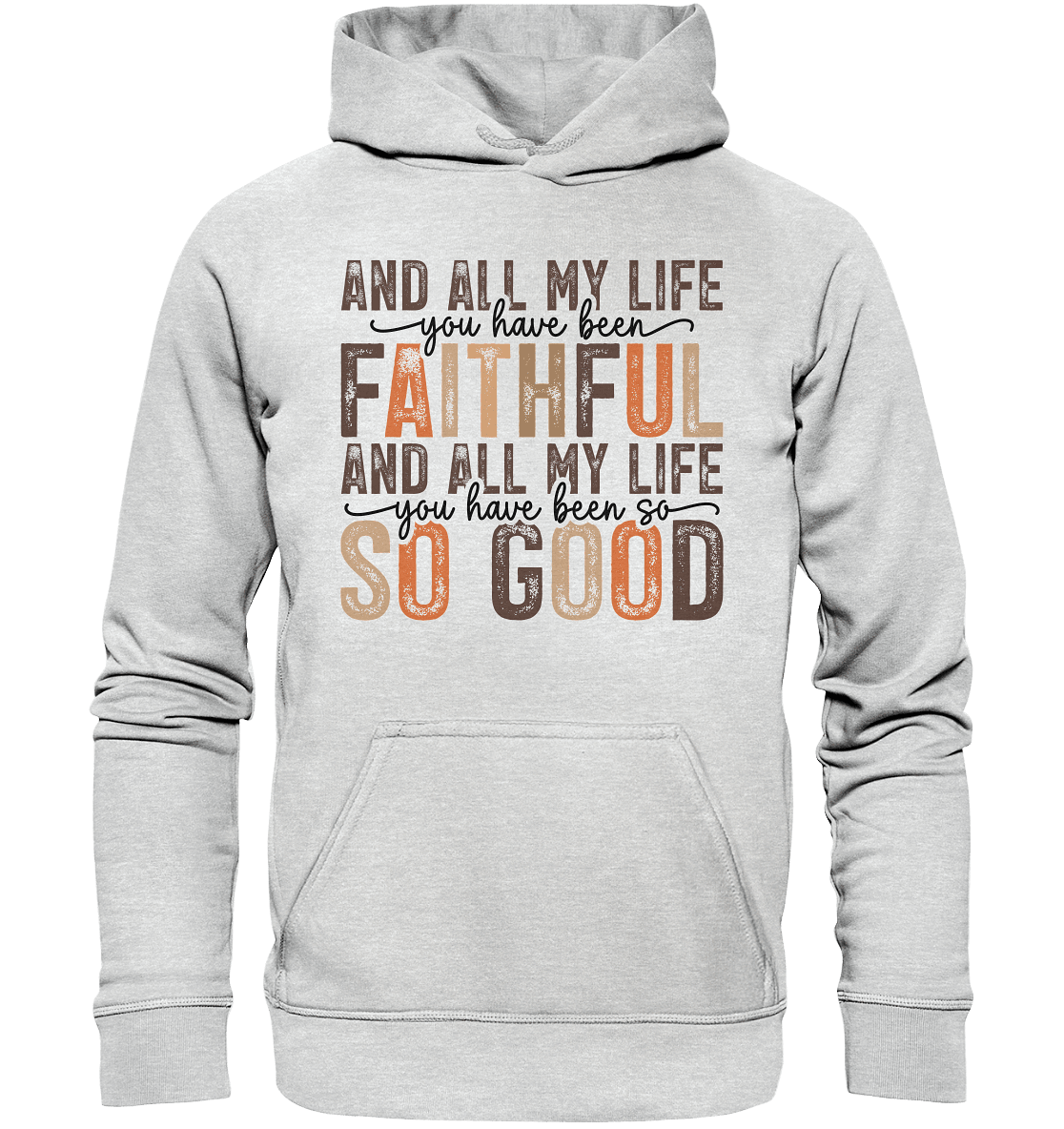 All My Life – Treue und Güte - Kids Premium Hoodie - Kids & Babys - Heather Grey (meliert) - GfoitMa