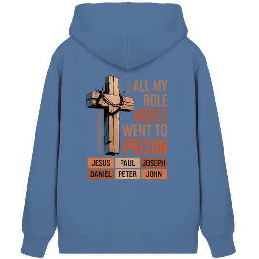 All My Role Models Went to Prison | Christliches Design - Organic Zipper - Jacken/ Zipper - Bright Blue - GfoitMa