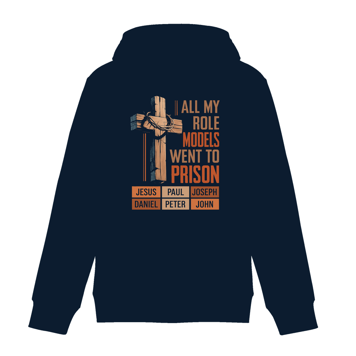 All My Role Models Went to Prison | Christliches Design - Zipper - Jacken/ Zipper - Navy - GfoitMa