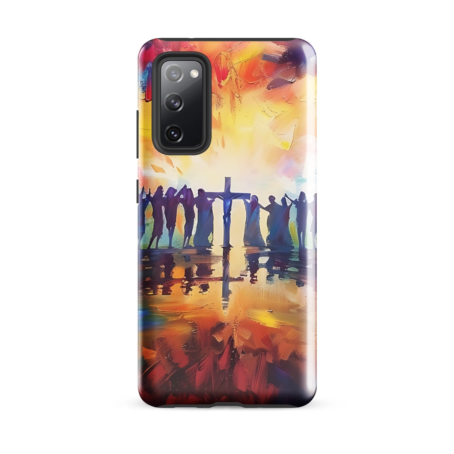 Am Kreuz vereint – Hoffnung für alle - Hardcase Samsung®-Hülle - Samsung Galaxy S20 FE - GfoitMa