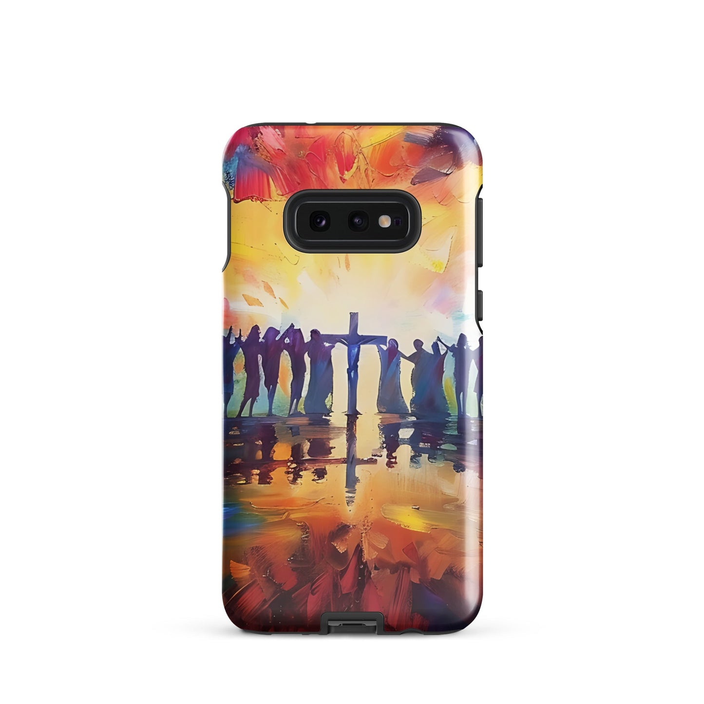 Am Kreuz vereint – Hoffnung für alle - Hardcase Samsung®-Hülle - Samsung Galaxy S22 - GfoitMa