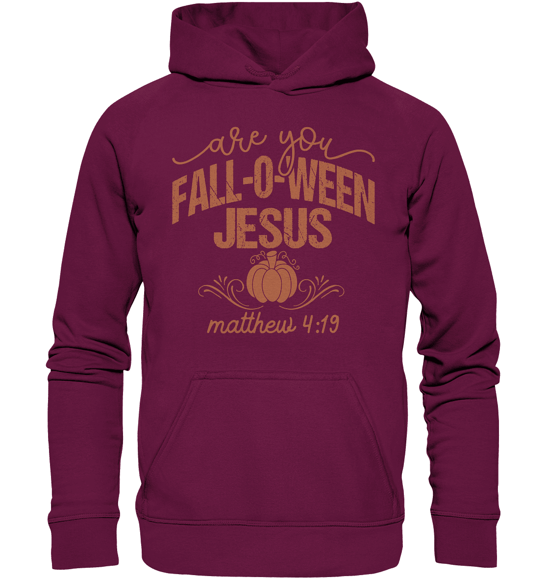 Are you FALL O WEEN Jesus? – Matthew 4:19 | Christliche Halloween Produkte - Kids Premium Hoodie - Kids & Babys - Burgund - GfoitMa