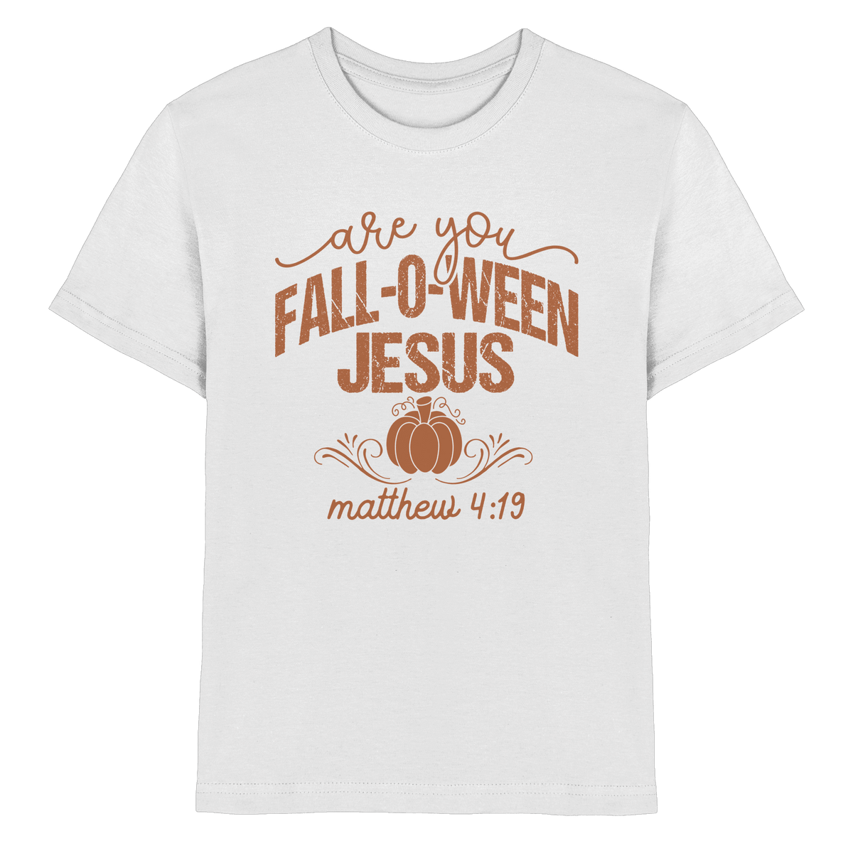 Are you FALL O WEEN Jesus? – Matthew 4:19 | Christliche Halloween Produkte - Kids Premium Shirt - Kids & Babys - White - GfoitMa