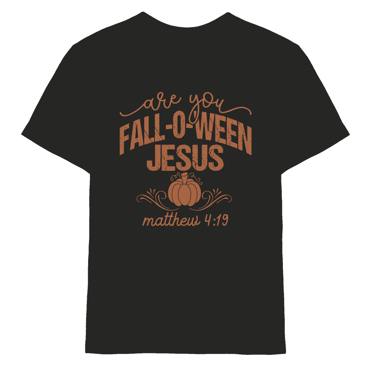 Are you FALL O WEEN Jesus? – Matthew 4:19 | Christliche Halloween Produkte - Kids Premium Shirt - Kids & Babys - Black - GfoitMa