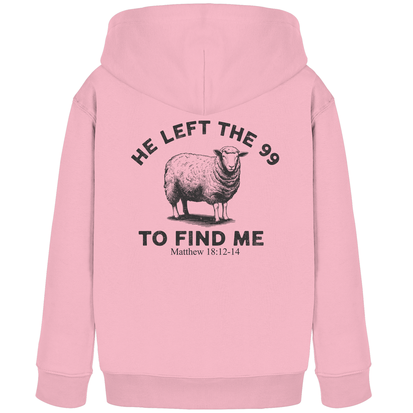 He Left the 99 to Find Me | Persönliches Glaubensbekenntnis - Kids Organic Hoodie